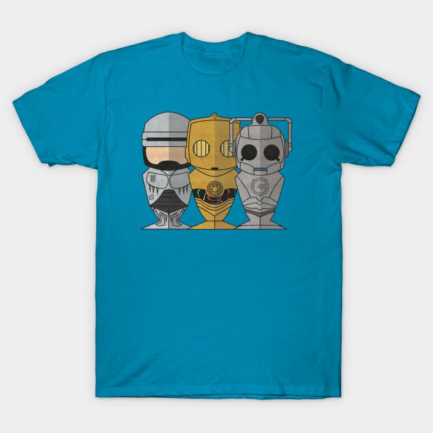 Robots of Sci Fi T-Shirt by moneybagswayne